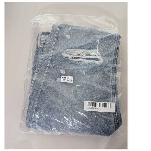 KanCan Kiara Ultra High Rise 90s Button Fly Boyfriend Jeans Womens Size 29 New - Picture 13 of 14